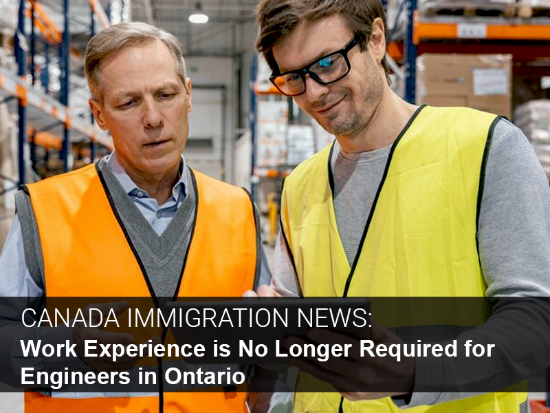Work Experience is No Longer Required for Engineers in Ontario