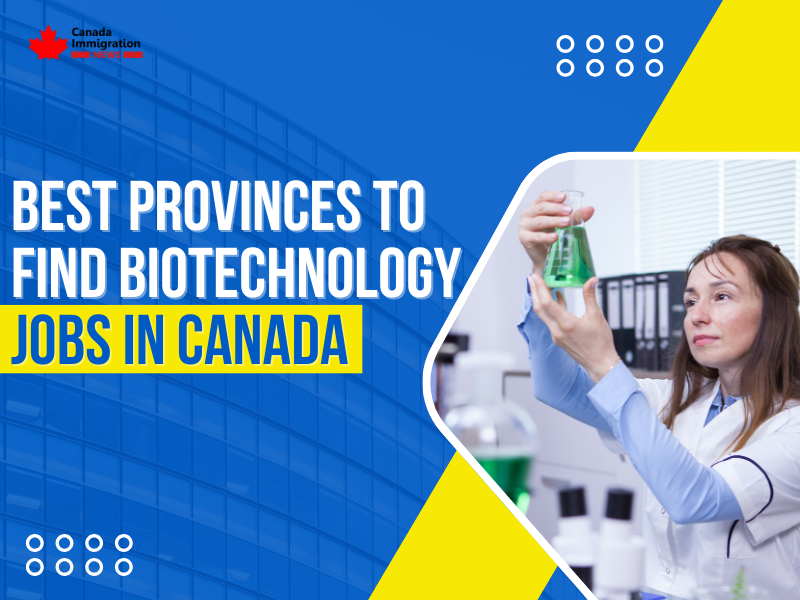 Best Provinces to Find Biotechnology Jobs in Canada